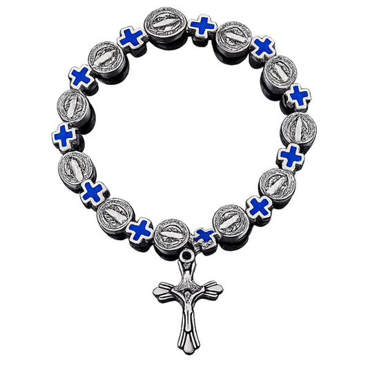 Pulsera Religiosa de Jesús y San Benito