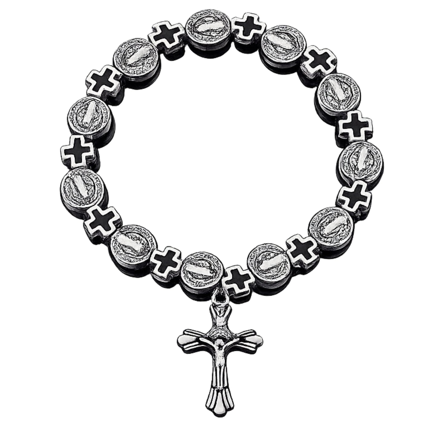 Pulsera Religiosa de Jesús y San Benito