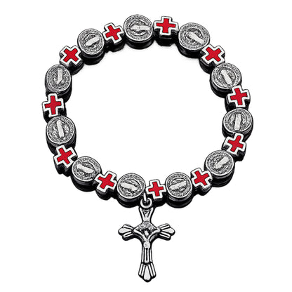 Pulsera Religiosa de Jesús y San Benito