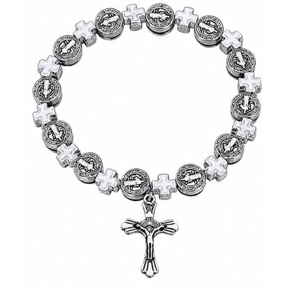 Pulsera Religiosa de Jesús y San Benito